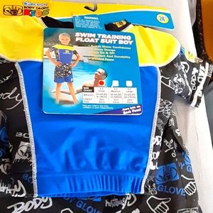 Kids body glove swim training float suit